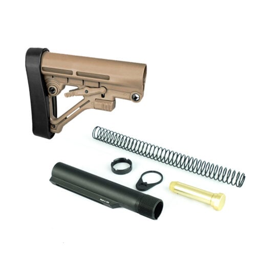 Trinity Force Omega Mil Spec Stock & Buffer Kit - Sand - 