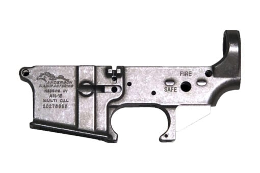 Anderson Manufacturing AM-15 Stripped Lower Receiver - Open - Raw - AR15 Discounts