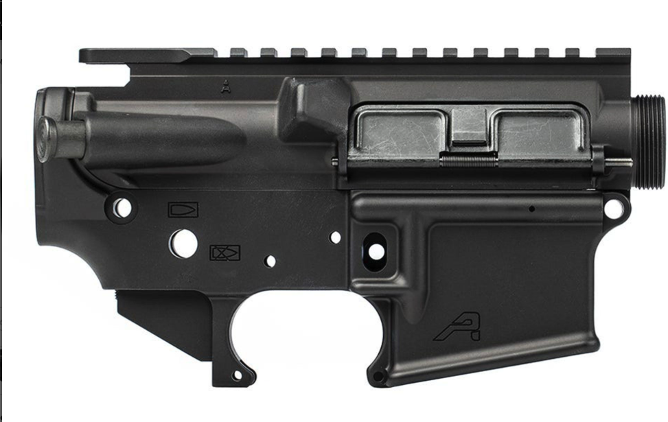 Aero Precision AR15 Threaded Assembled Receiver Set - Anodized Black