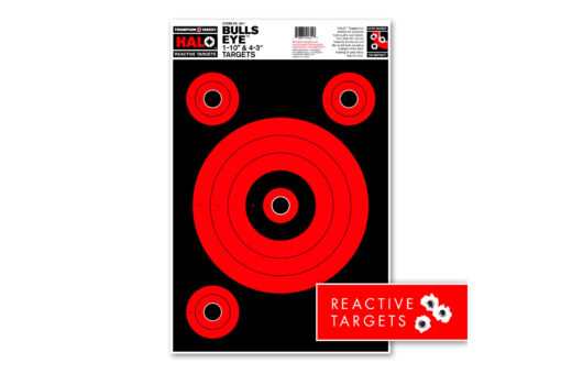 Thompson Targets 4641-5 HALO BULLSEYE 1-10" & 4-3" TARGETS (5 PACK)