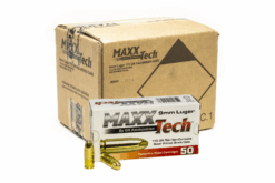 Maxxtech 9mm Luger 115 Grain Full Metal Jacket Handgun Ammo - 500 round case