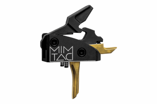 MIMTAC Valkyrie AR-15 Drop-In Single Stage Flat Trigger - 3lb - Gold