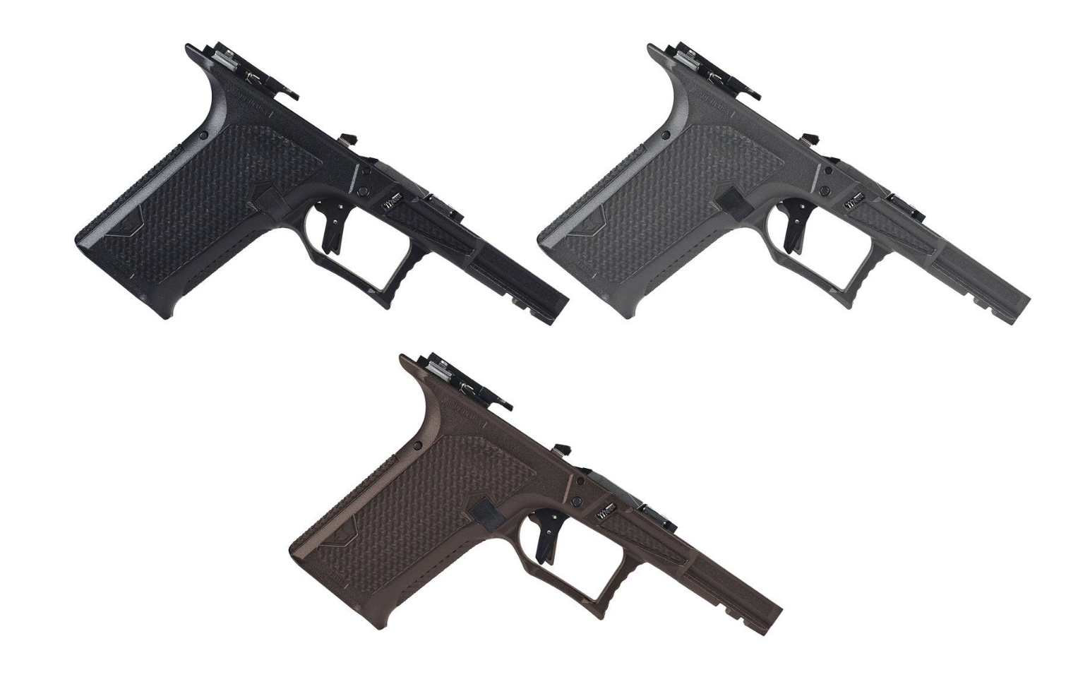 Lone Wolf Arms Dusk Compact Textured Assembled Frame For Glock 19