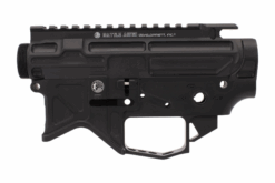 Battle Arms BATTLEARMS Ambidexterious Lower 7075-T6 Billet Receiver Set - Black Anodized Finish