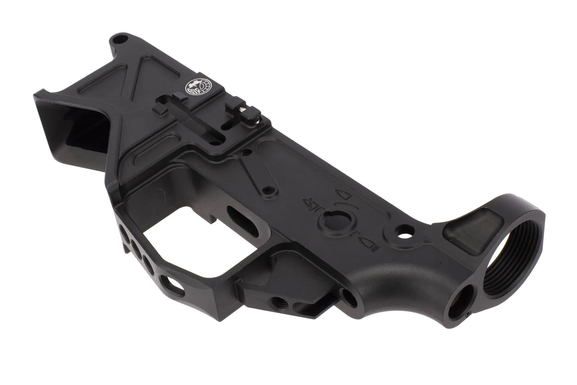 Battle Arms BATTLEARMS Ambidexterious Lower 7075-T6 Billet Receiver Set - Black Anodized Finish