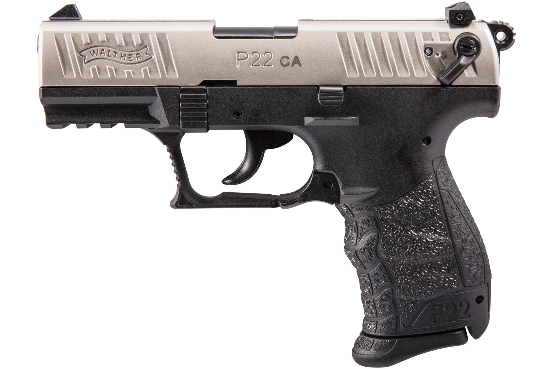 Walther Arms P22-CA 3.4″ Compact 22LR 10Rd – Silver