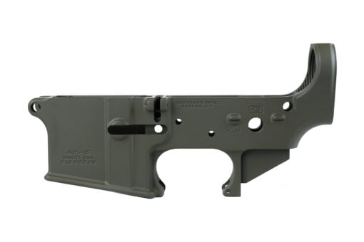 Anderson Stripped Lower Receiver - No Logo - OD Green