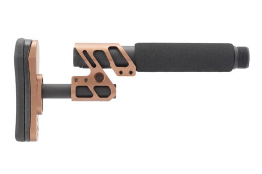 ODIN Works Zulu Adjustable Stock w/ Padded Pistol Buffer Tube and Back Plate - Tan - AR15 Discounts