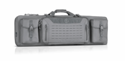 Savior Equipment Urban Warfare Double Rifle Bag - Suitable for Rifle Shotgun, w/ Backpack Strap, 36" Long - Grey