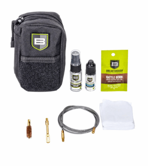 BCT Compact Pull Through (Cop) Cleaning  Kit  Nylon Pouch With Molle - Cable Pull Through  - .357 / .38 Cal / 9mm - AR15 Discounts