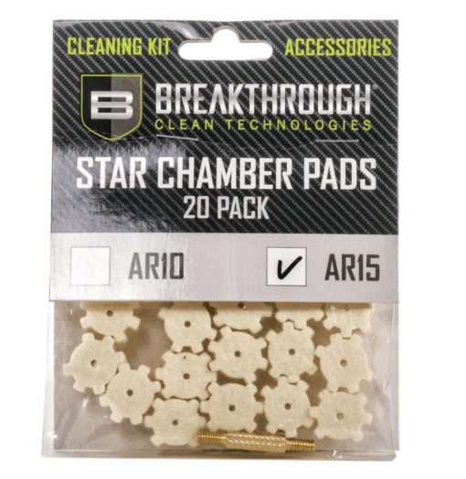 AR-15 Star Chamber Pad With #8-32 Thread (Male / Male) Adapter - 20 Pack