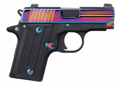Sig Sauer P238 Rainbow 380 ACP SemiAuto Pistol  27  6 Round  Rainbow