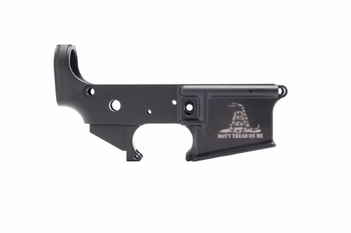 Anderson Manufacturing AM-15 Stripped Lower Receiver - Open - Don't Tread On Me - AR15 Discounts