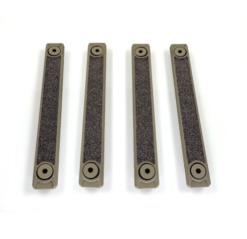 Walker Defense Research 3 M-LOK Slot Nile Silicon Carbide M-LOK Rail Cover - 4 Pack/FDE