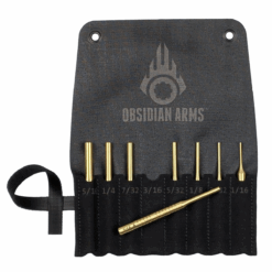 Obsidian Arms Brass Drive Pin Punch Set 8-Piece