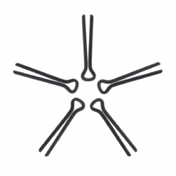 Obsidian Arms AR-15 Firing Pin Retaining Pin Black 5 count