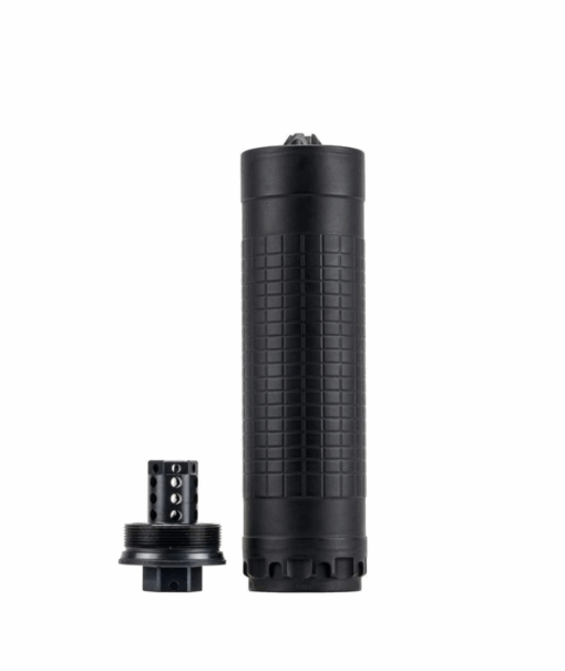 AR15 Discounts IWI Silencer 6mm w/Direct Thread 1/2-28 HUB-T Mount Black - $742.99 at AR15 Discounts
