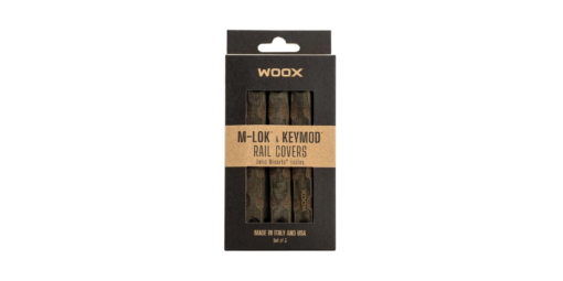 WOOX M-LOK & KeyMod Rail Covers (Set of 3) - Micarta Green