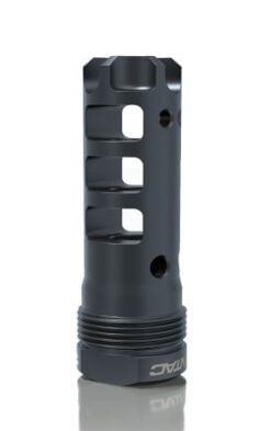 Lantac Dragon Plan B Long Muzzle Brake 9mm - 1/2x28