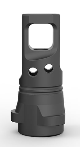 Breek Arms Echo Single-Port Muzzle Brake for Breek-LOK 3QD – 9mm 1/2×28 TPI