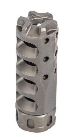 Precision Armament Hypertap Slim Muzzle Brake 9mm/.350Cal - 1/2x28 - Stainless