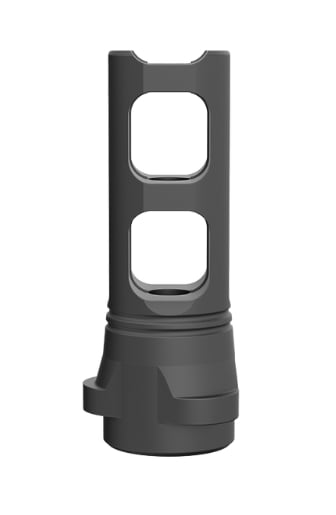 Breek Arms Gemini Dual-Port Muzzle Brake for Breek-LOK 3QD – 1/2×28 TPI