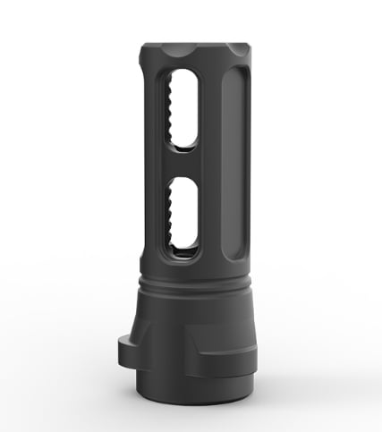 Breek Arms Sentinel Caged Flash Hider for Breek-LOK 3QD – 1/2×28 TPI