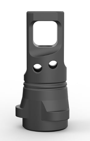 Breek Arms Echo Single-Port Muzzle Brake for Breek-LOK 3QD – 1/2×28 TPI