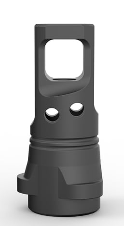 Breek Arms Echo Single-Port Muzzle Brake for Breek-LOK 3QD – 5/8×24 TPI