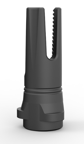 Breek Arms Scorch 3-Prong Flash Hider for Breek-LOK 3QD – 9mm 1/2×28 TPI