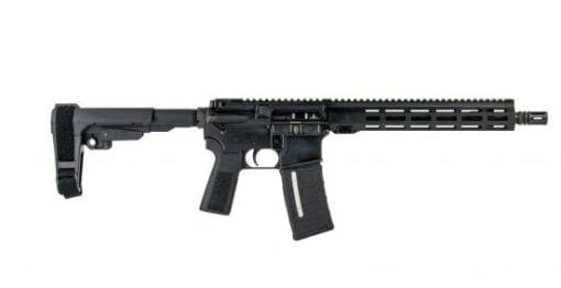 IWI ZION Z15 556 NATO Tactical Pistol 125in 115in Freefloat MLOK SBA3 Brace and B5 Grip 130rd PMAG Black