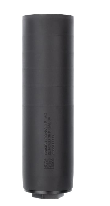 CMMG Zeroed 36K 1.58" Suppressor - Black - CMMG