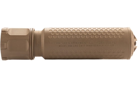 Knights Armament 5.56 CRS-3 Suppressor Fde With QDC Flash Hider