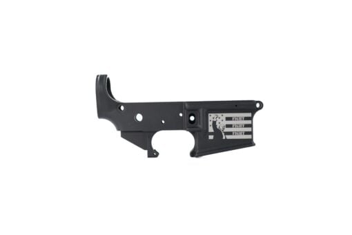 Anderson Manufacturing AM-15 Stripped Lower Receiver - Open - Fight Fight Fight - AR15 Discounts