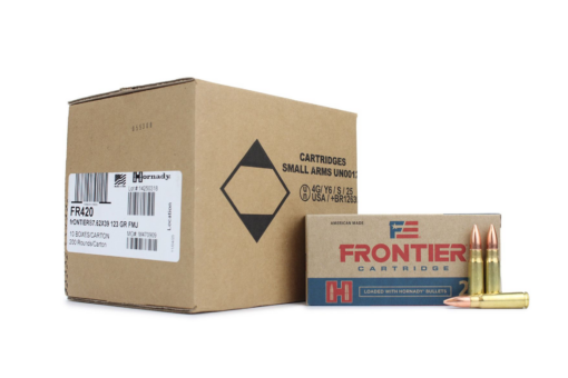 AR15 Discounts Frontier FR420 7.62x39mm 123gr FMJ Rifle Ammunition - 200 rd case - $149.95 at AR15 Discounts