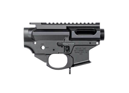 Noveske Receiver Matched Set 4Th Generation Noveske9 BLK Anodize Installed Takedown Pin Pivot Pin Ambi Controls Paddle Mag Release Included- Tension Screw