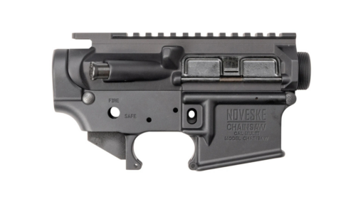 Noveske Receiver Matched Set Chainsaw N4 BLK Anodize Installed- Takedown Pin Pivot Pin Port Door Assembly Forward Assist Assembly Tension Screw