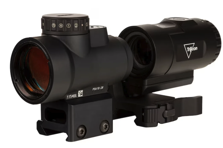Trijicon MRO HD 1x25 Red Dot w/ 3x Magnifier Combo