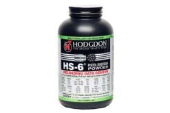 Hodgdon HS61 Smokeless Powder HS-6 Pistol/Shotgun Multi-Caliber 1 lb