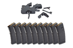 Partisan Triggers Disruptor AR-15 3 Position Drop In Forced Reset Trigger + PMAG Bundle