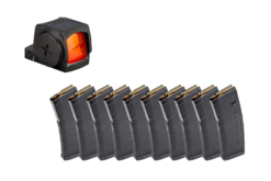 Vortex Defender-ST Enclosed Solar 3 MOA Red Dot Sight + 10 PMAG Bundle