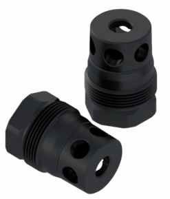 Comstock Armory Recessed Micro 22 Cal Muzzle Brake - 1/2x28