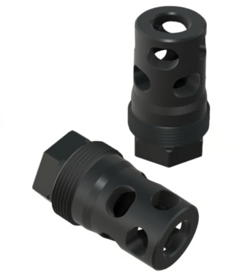 Comstock Armory Recessed Micro 9mm Muzzle Brake - 1/2x28 - AR15 Discounts