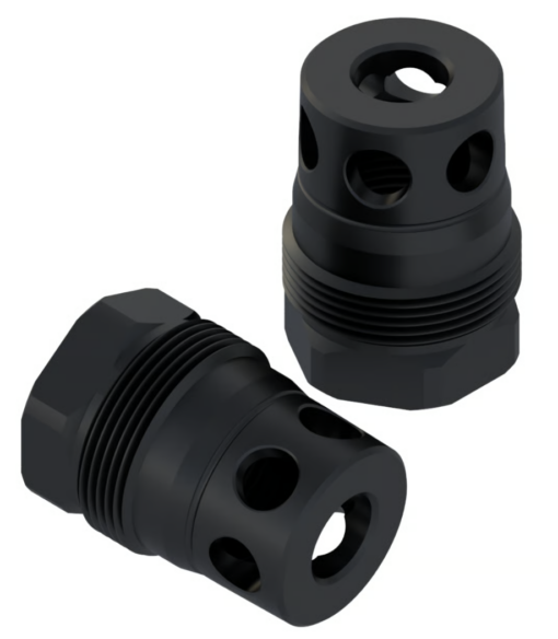 Comstock Armory Recessed Micro 30 Cal Muzzle Brake - 5/8x24 - AR15 Discounts