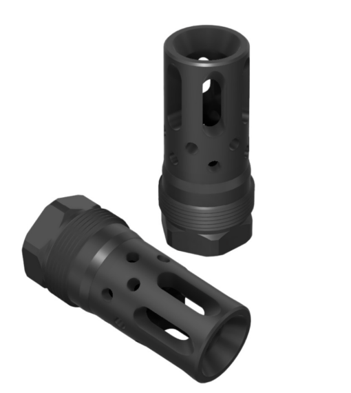 AR15 Discounts Comstock Armory Hybrid 9mm Flash Hider/Muzzle Brake - 5/8x24 - $69.00 at AR15 Discounts