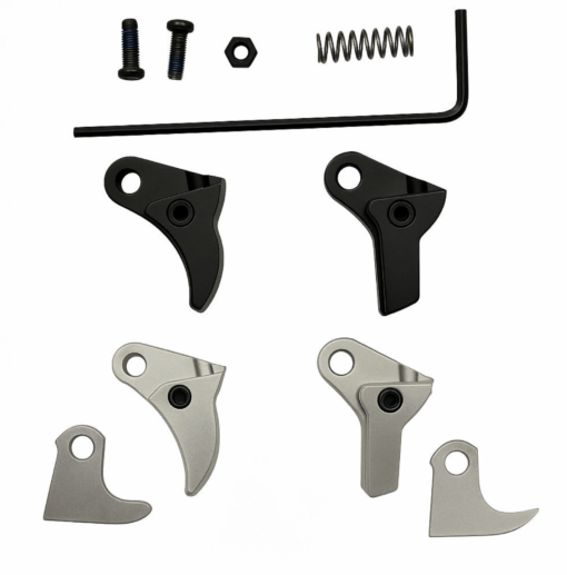 Dogwood Armory Aluminum G Spot V2 Forced Reset Trigger - Black/Curved - AR15 Discounts