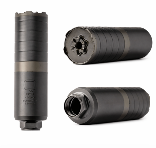 AR15 Discounts Q LLC Southpaw 5.56 NATO SS & Inconel 1.75" OD X 6" L Nitride Silencers - $1000.00 at AR15 Discounts