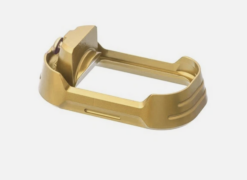 TYRANT DESIGNS GLOCK MAGWELL GEN 3-4 - GOLD (GOLD SCREW)