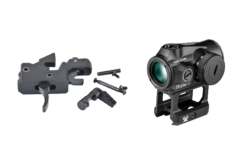 Partisan Triggers Disruptor AR-15 3 Position Drop In Forced Reset Trigger + Vortex Triumph 2 MOA Red Dot Sight