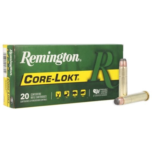 Remington Ammunition 29473 Core-Lokt 45-70 Gov 405 gr Soft Point (SP) Rifle Ammo - 20 Rounds